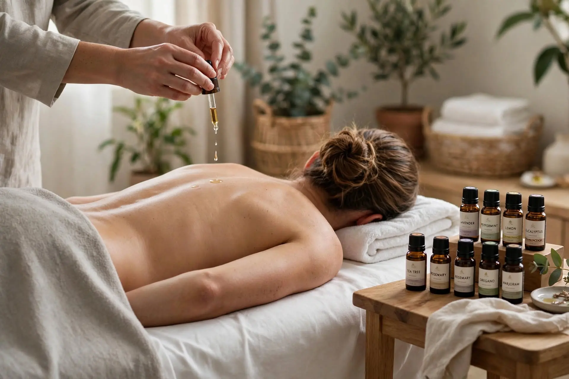 Essential Oils Meet Therapeutic Touch