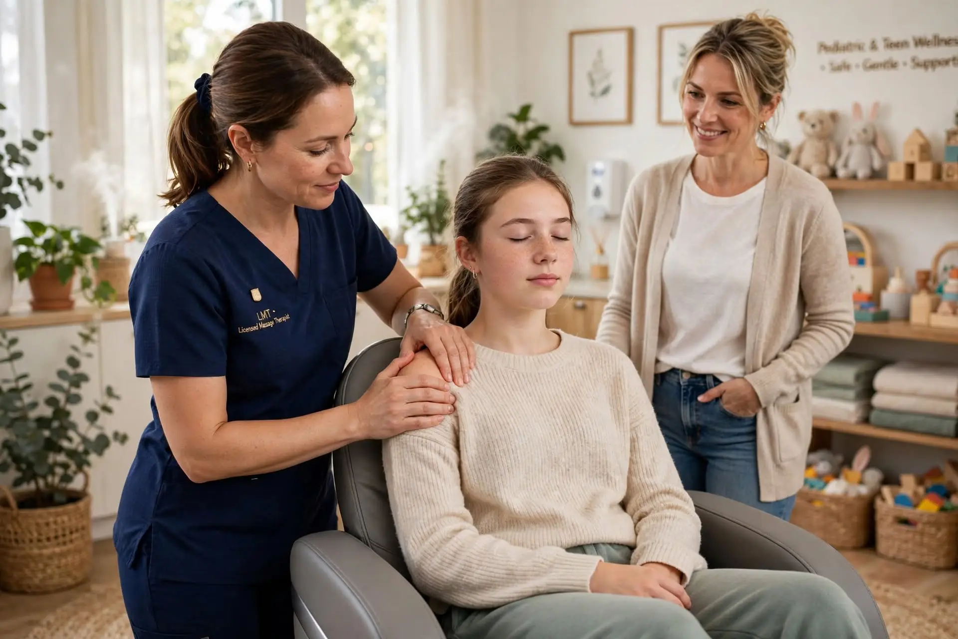 Gentle, Safe Massage Therapy for Children & Teens